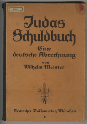 Judas Schuldbuch: Eine deutsche Abrechnung