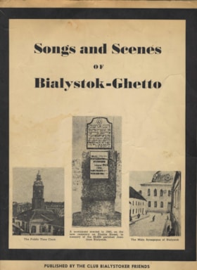 Songs and Scenes of Bialystock-Ghetto