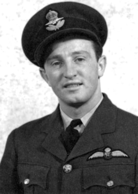 Portrait of Harry Zumar in his Royal Canadian Air Force Uniform