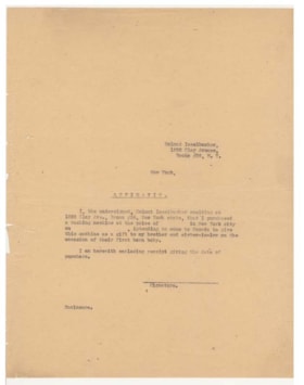 Affidavit
