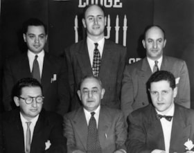 Group photograph of B'nai B'rith members.