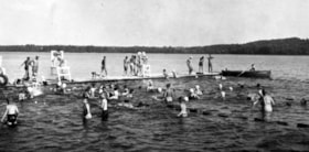 Swimming and boating at Camp B'nai B'rith in Quyon, Quebec