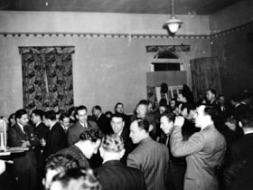 Social evening following the B'nai B'rith installation at the Rideau Street Synagogue in Ottawa