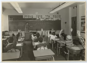 Hillel Academy students in math class.