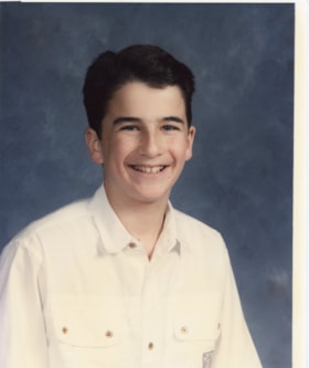 An unidentified young boy