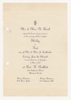 Wedding Invitation