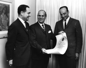UJA Edmonton/Man of Distinction T. MILLER with SHACTOR, FIENBERG