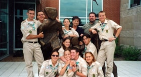 Eight photographs of the Israeli scouts friendship caravan, a visiting program of the Soloway Jewish Community Centre.