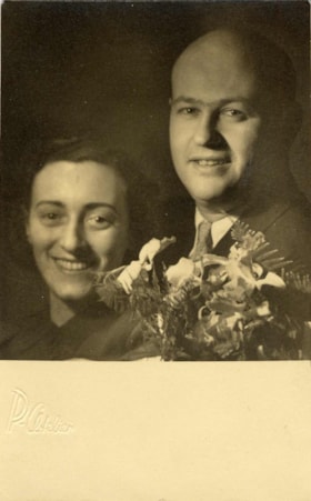Helena Pollak and Franta Gross wedding photo