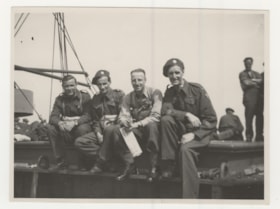 Bertram Ellison with 3 men.