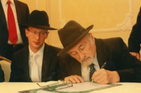 Signing the Ketubah (1 photo)