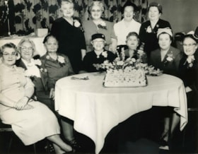 Birthday celebration at the Golden Age Club at the Jewish Community Centre.