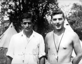 The director and assistant director of Camp B'nai B'rith in Quyon, Quebec.