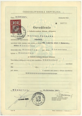 Citizenship Certificate
