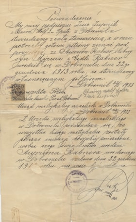 Birth certificate