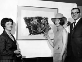 The first exhibition of art by Ottawa Jewish artists at the Jewish Community Centre in Ottawa. This event was sponsored by the Jewish Community Council of Ottawa.
