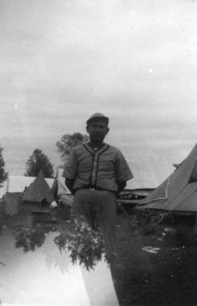 Gordon Allice at camp