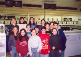 Students at Walkley Bowling Centre.