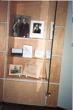 The Ottawa Jewish Archives exhibit on David Epstein.