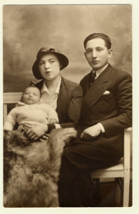 Sam and Alice Shenkier with baby Maurice