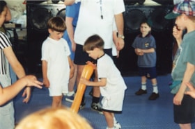 Kids playing on a cruise