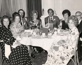 Betty (Osterer) Finkelman and Sydney Finkelman at a dinner