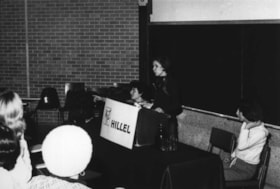 KLARSFELD, Beate/ Speaking to Hillel students