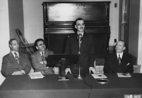 ROME, David/ Cercle Juif, Rome, M.H. Myerson, S.D. Cohen, incl. André Laurendeau, speaker