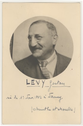 Portrait of Gaston Levy