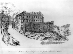 HART, Ezekiel/Exterior Palais legislatif - etching from Musée du Québec